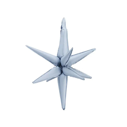 Ballon étoile bleu clair 50cm