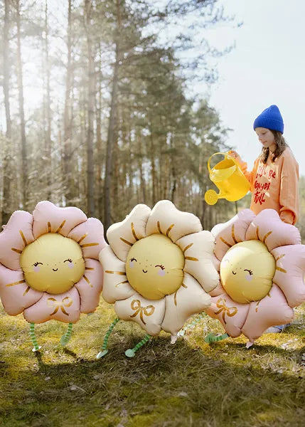 Ballon à l'hélium en forme de fleur vide 1.4m