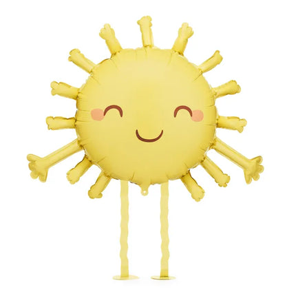 Ballon à l'hélium Sun Jaune Vide 91cm