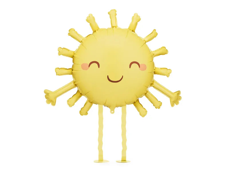 Ballon à l'hélium Sun Jaune Vide 91cm