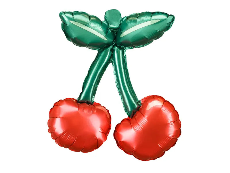 Ballon à l'hélium rouge vert cerise vide 31cm