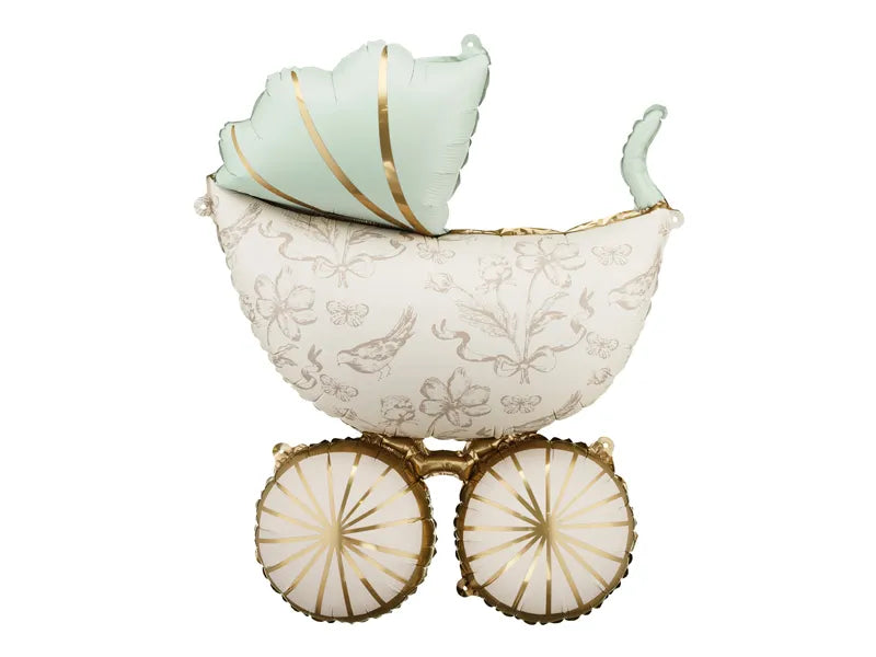 Ballon de naissance à l'hélium Chariot de bébé Vide 96cm