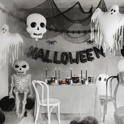 Ballon de baudruche Squelette XXL, 46x129 cm, mélange