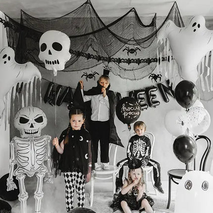 Ballon de baudruche Squelette XXL, 46x129 cm, mélange