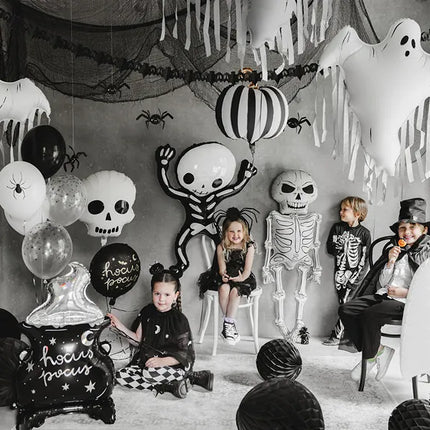 Ballon de baudruche Squelette XXL, 46x129 cm, mélange