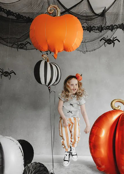 Pumpkin Helium Balloon Orange Empty 62cm