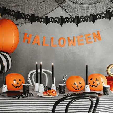 Pumpkin Helium Balloon Orange Empty 62cm