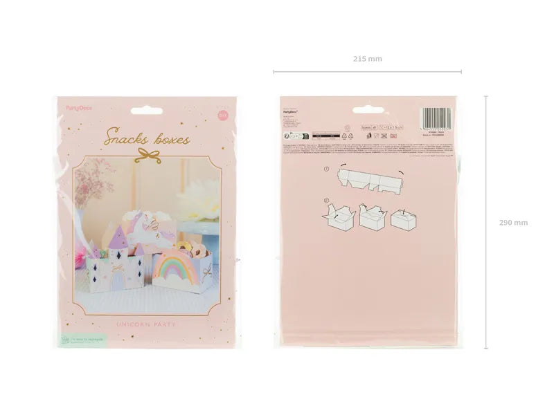 Bol à goûter Licorne 12cm 6pcs