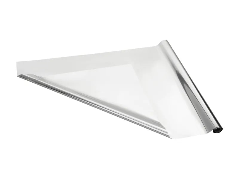 Feuille de décoration argentée 25m