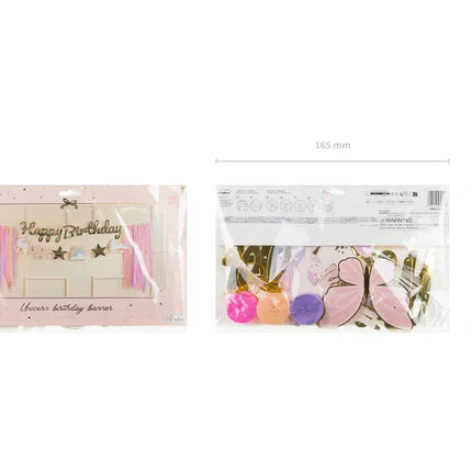 Happy Birthday Letterslinger Unicorn 2.3m