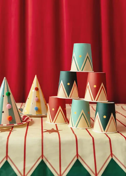 Gobelets de cirque 220ml 6pcs