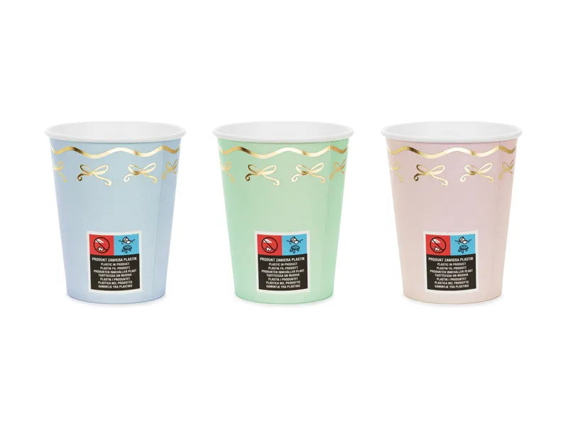 Gobelet coloré Pastel 220ml 6pcs