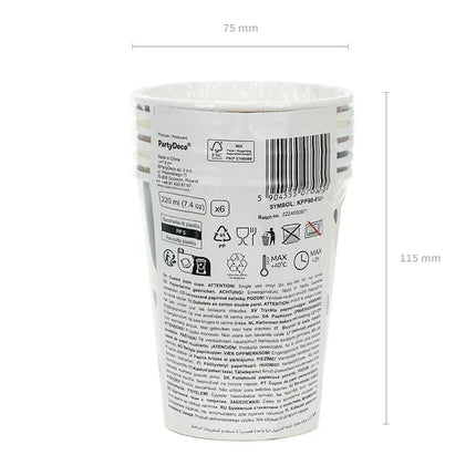 Gobelets pour chiens 220ml 6pcs