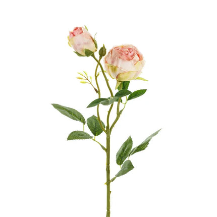 Faux rose rose 55cm