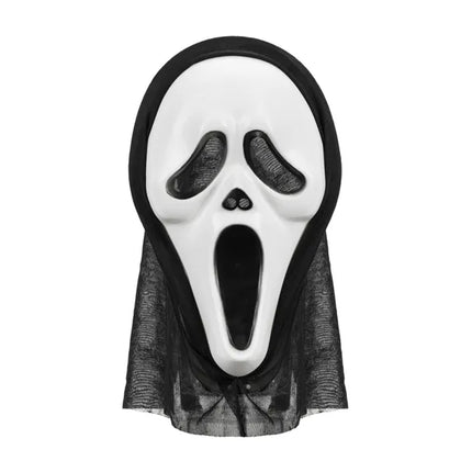 Masque d'Halloween à capuche, 18x31cm, mélange