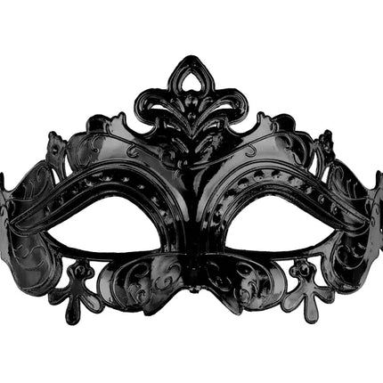 Masque de carnaval, 17x9 cm, noir