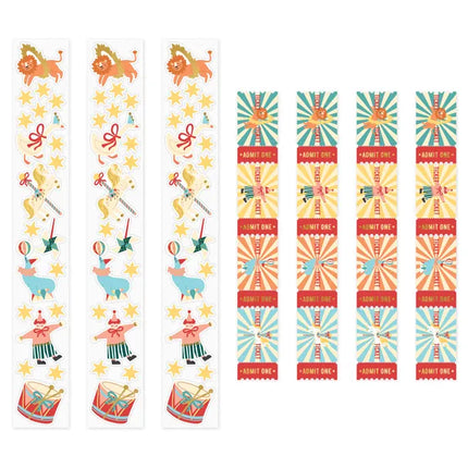 Autocollants de cirque 20pcs