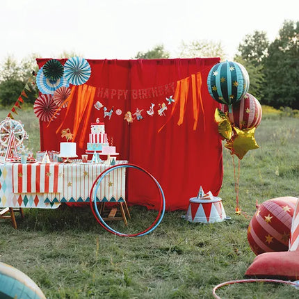 Nappe de cirque colorée 1.8m