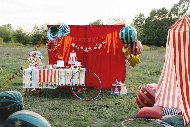 Nappe de cirque colorée 1.8m