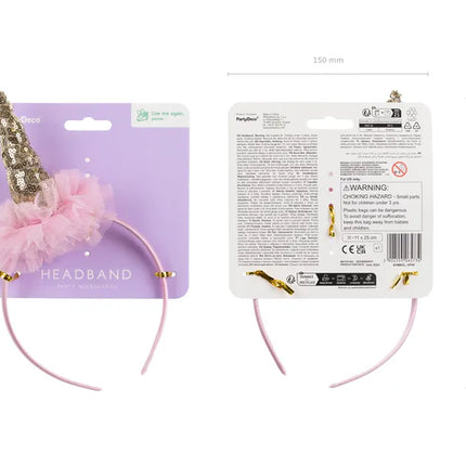 Bandeau de licorne 25cm