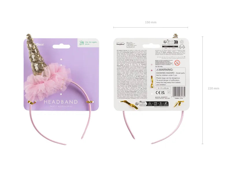 Bandeau de licorne 25cm