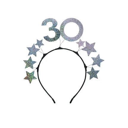 Bandeau de 30 ans en argent