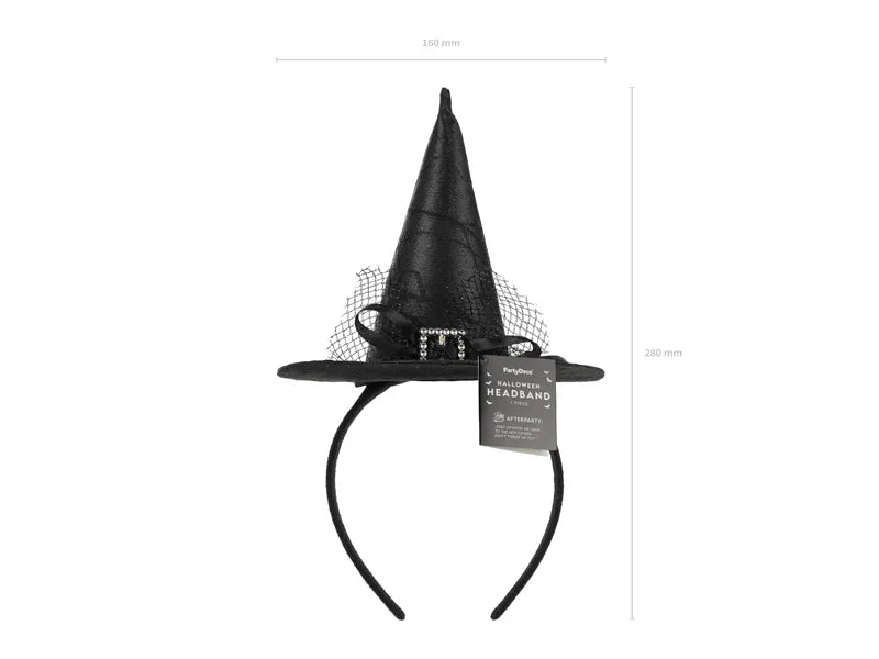 Bandeau de sorcière Chapeau de sorcière noir