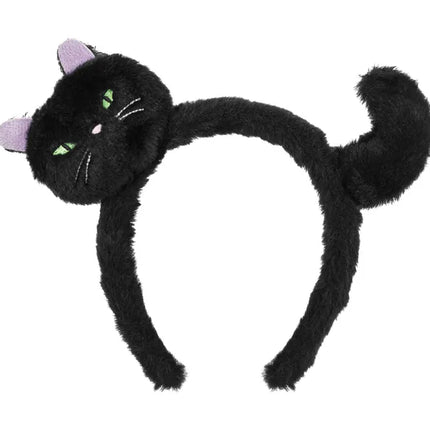 Bandeau pour chat, 23,5x18 cm, noir