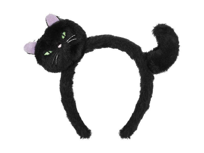 Bandeau pour chat, 23,5x18 cm, noir