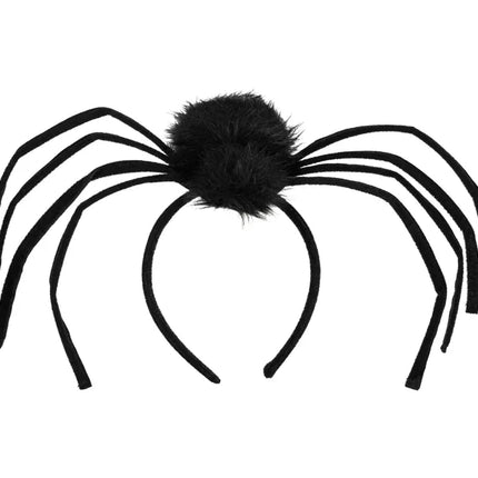 Bandeau d'Halloween Araignée noire