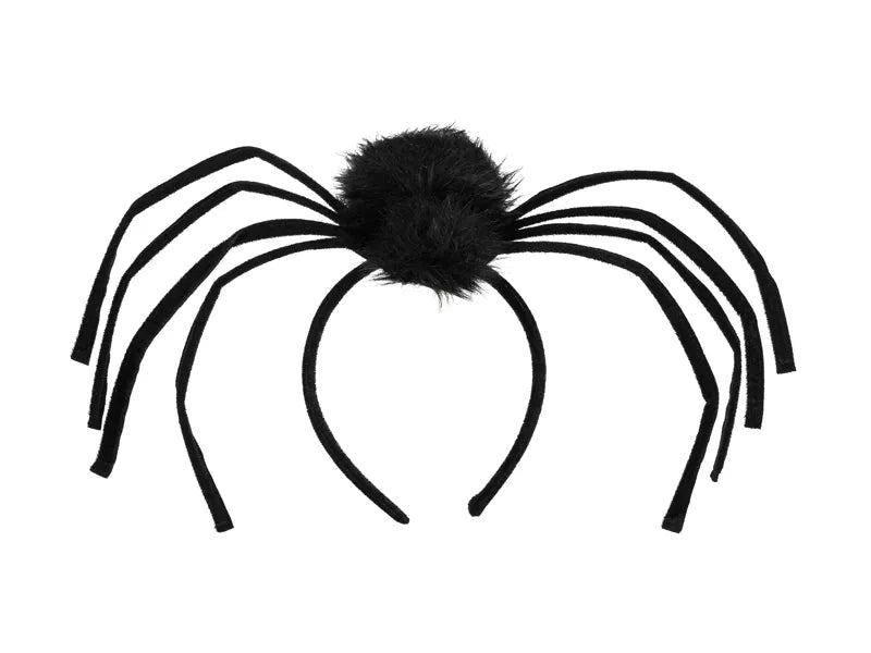 Bandeau d'Halloween Araignée noire