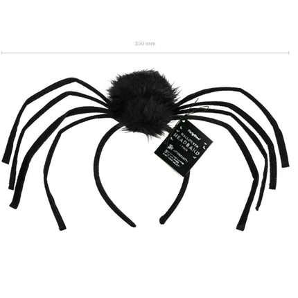 Bandeau d'Halloween Araignée noire
