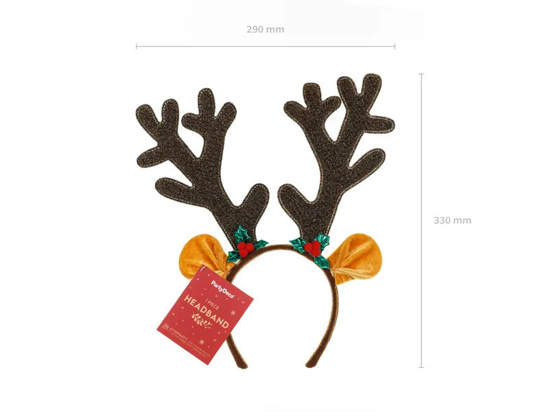 Bandeau de cheveux de Noël Bois de renne