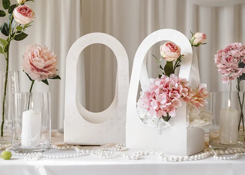 Boîte à partage blanche Boîte à fleurs 38cm