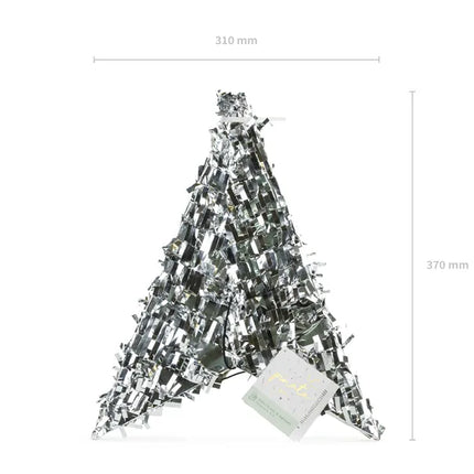 Pinata étoilée argentée 68cm