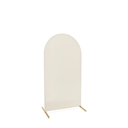 Arche de ballons de mariage beige