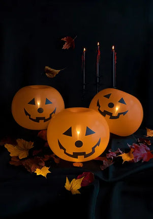 Ballons d'Halloween Citrouilles Orange 25cm 5pcs