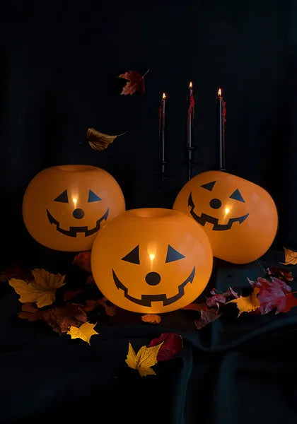 Ballons d'Halloween Citrouilles Orange 25cm 5pcs