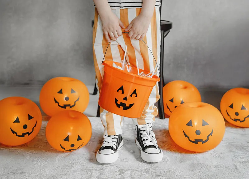 Ballons d'Halloween Citrouilles Orange 25cm 5pcs