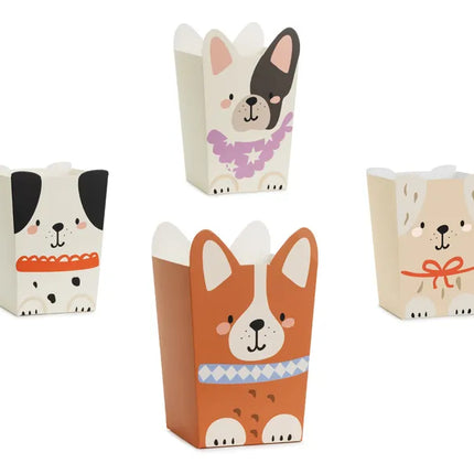 Bols à pop-corn pour chiens 12.5cm 6pcs