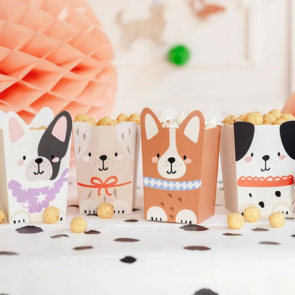 Bols à pop-corn pour chiens 12.5cm 6pcs