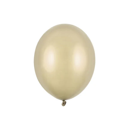 Ballons de baudruche dorés à froid métalliques 12cm 100pcs