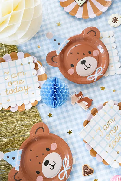 Bougie en forme d'ours 7cm
