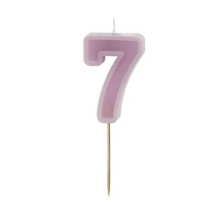 Bougie 7 ans Bougie 10cm