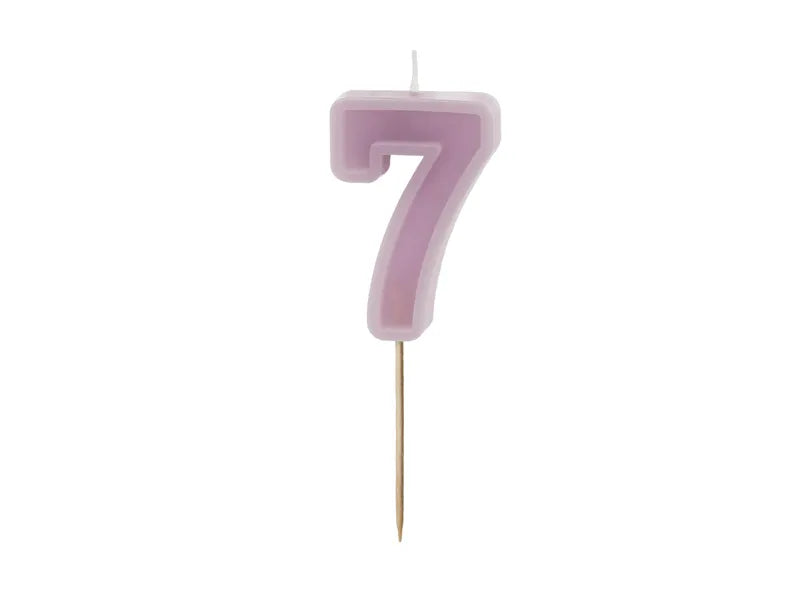 Bougie 7 ans Bougie 10cm