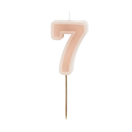 Bougie de 7 ans Nue 10cm