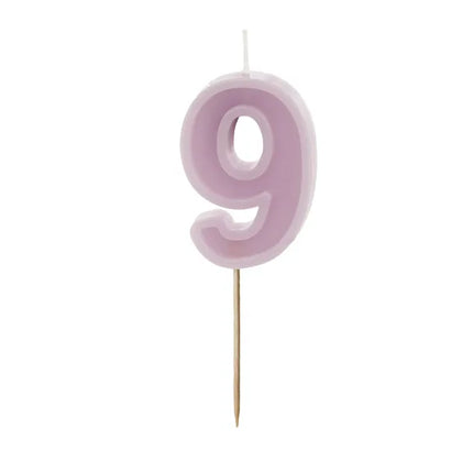 Bougie 9 ans Bougie 10cm