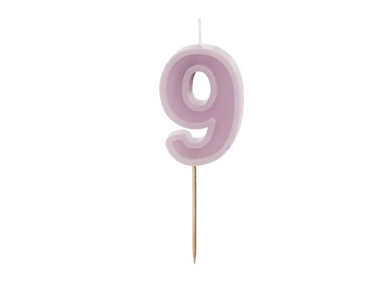 Bougie 9 ans Bougie 10cm