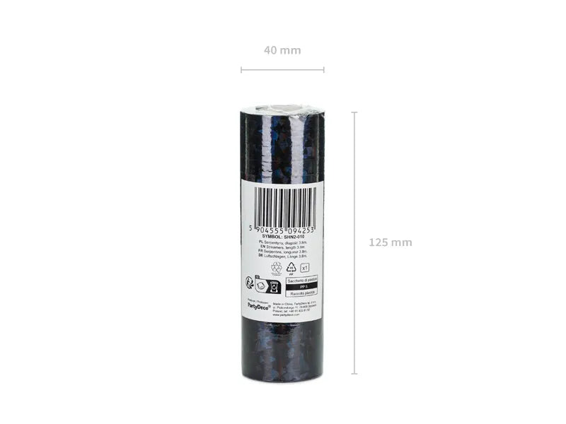 Serpentine noire holographique 3,8 m