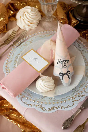 Serviettes de table 18 ans 33cm 12pcs